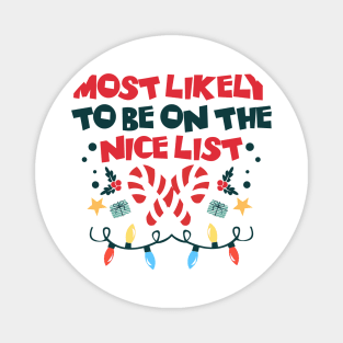 Xmas Nice List Magnet